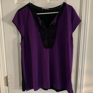 🦋 Purple & Black Top 🦋